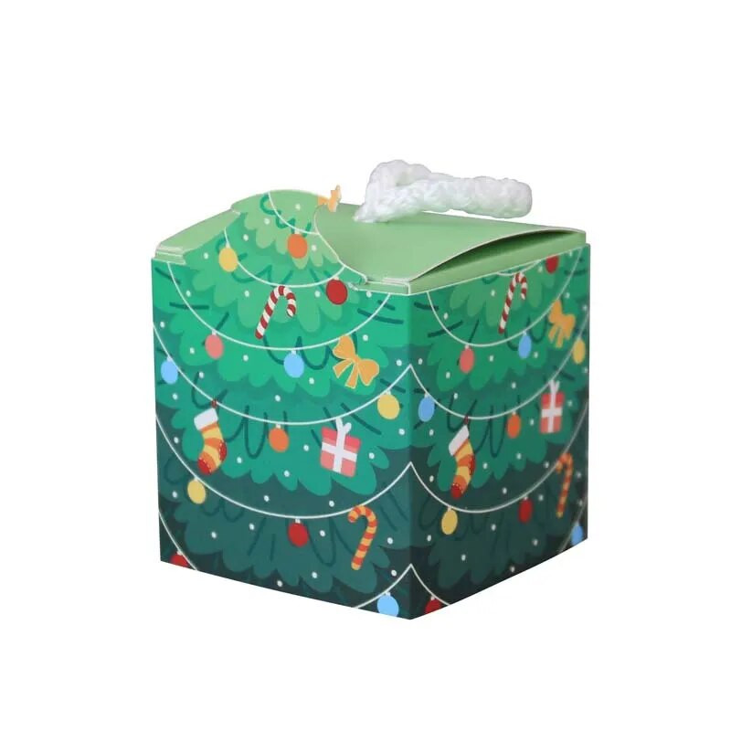 8 vnt Kalėdų dovanų dėžutės šokoladiniai saldainiai sausainių pakavimo maišelis Kalėdų vakarėlio dekoracijos namams Navidad Naujieji 2023 metai