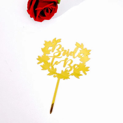 Νέο Mr&Mrs Cake Topper Χρυσό Ακρυλικό Mr Mrs Wedding Cake Topper Αρραβώνα Διακοσμήσεις γαμήλιας τούρτας Mariage Party Supplies