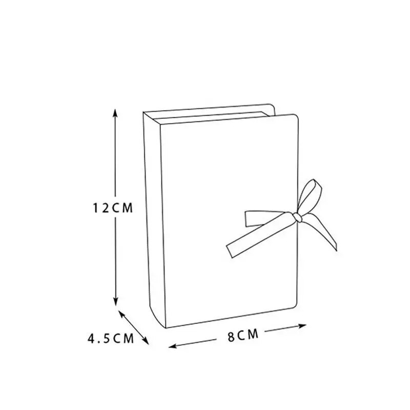 4 vnt Linksmų Kalėdų saldainių dėžutės Knygos formos krepšeliai Kalėdų Kalėdų Senelio dovanų dėžutė Navidad Natal Noel Kalėdų vakarėlio dekoravimui