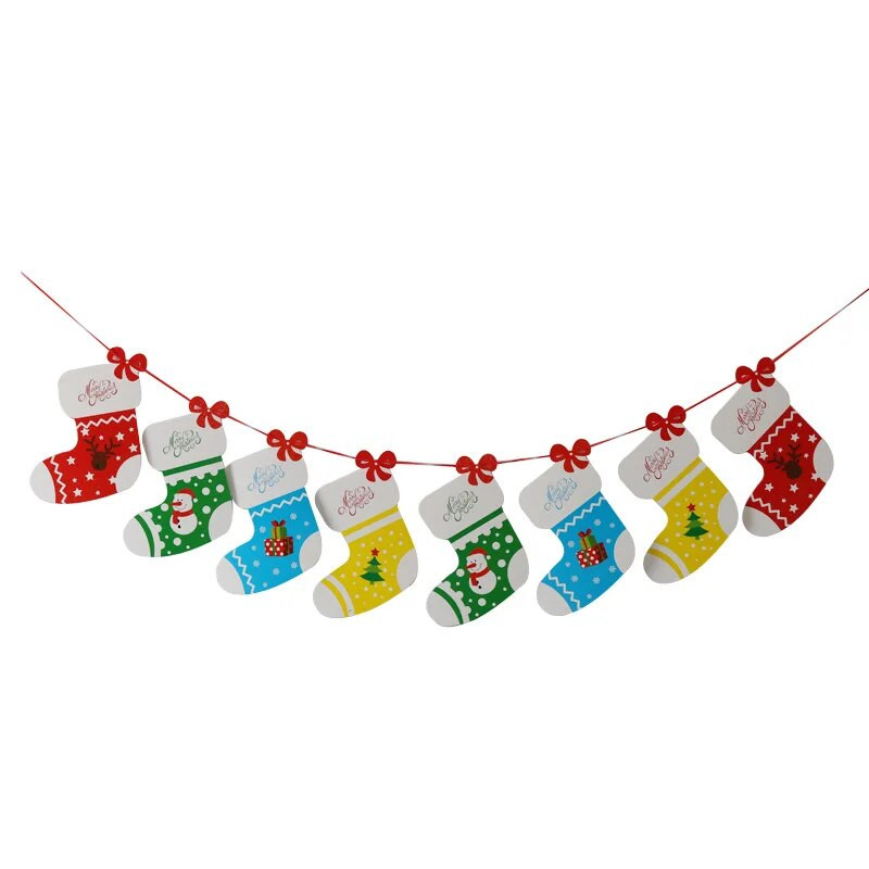 Kalėdų papuošalai Kalėdų eglutė Kojinės Snaigės traukiamos vėliavos Linksmų Kalėdų Naujųjų Metų vakarėlis Prekybos centras Kabanti bandelė