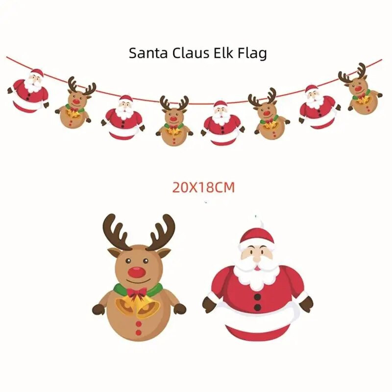 Kalėdų papuošalai Kalėdų eglutė Kojinės Snaigės traukiamos vėliavos Linksmų Kalėdų Naujųjų Metų vakarėlis Prekybos centras Kabanti bandelė