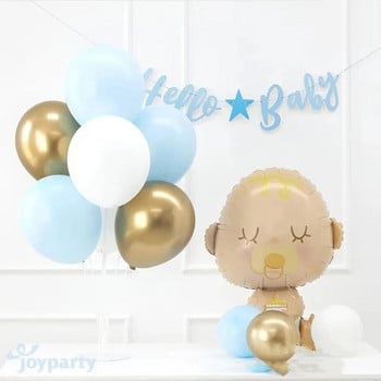 INS Hello Baby Letter Flag Banner Baby One Hundred Days Happy Birthday Party Background Κρεμαστή γιρλάντα DIY Διακοσμητικά Προμήθειες