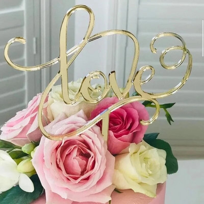 INS Golden Wind Ring Acrylic Toppers Cake Insert Proposal Angagement Ακρυλικά Διακοσμήσεις γαμήλιας τούρτας Προμήθειες πάρτι 2024