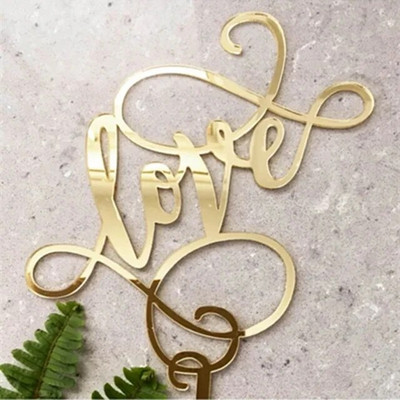 INS Golden Wind Ring Acrylic Toppers Cake Insert Proposal Angagement Ακρυλικά Διακοσμήσεις γαμήλιας τούρτας Προμήθειες πάρτι 2024