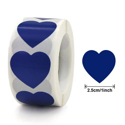 Αυτοκόλλητα 1 ιντσών Sweet Hot Pink Heart Design Ετικέτες για αποφοίτηση γάμου HANKSGIVING Δωροκάρτες Αυτοκόλλητα σφράγισης φακέλων