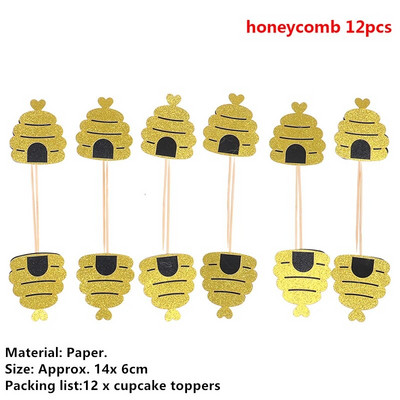 10 τμχ Gold Glitter Dancing Girl Ballerina Cupcake Toppers Cake Επιλογές για Νυφικό πάρτι γενεθλίων στο πάρτι γάμου