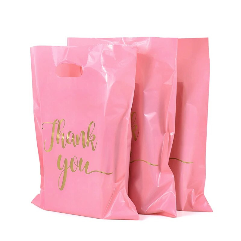 10 vnt. padėkos dovanų maišelis, skirtas vestuvių gimtadieniui, mergvakario dovanų pakavimas, plastikinis skanėstų maišelis smulkaus verslo reikmenys