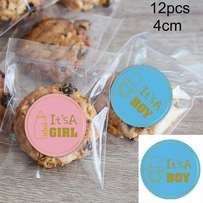10 τμχ Διακοσμήσεις Baby Shower Its A Boy Girl Cupcake Topper Tools for 1st Birthday Party Favor Oh Baby Kids DIY Cake Decoration