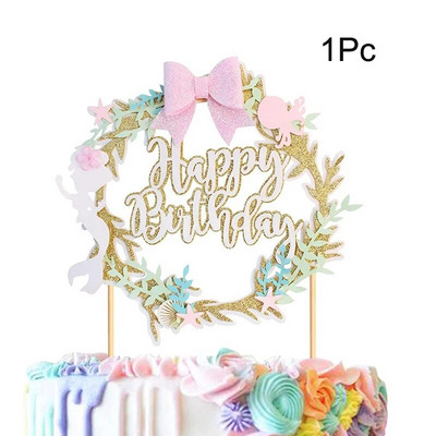 10 τμχ Διακοσμήσεις Baby Shower Its A Boy Girl Cupcake Topper Tools for 1st Birthday Party Favor Oh Baby Kids DIY Cake Decoration