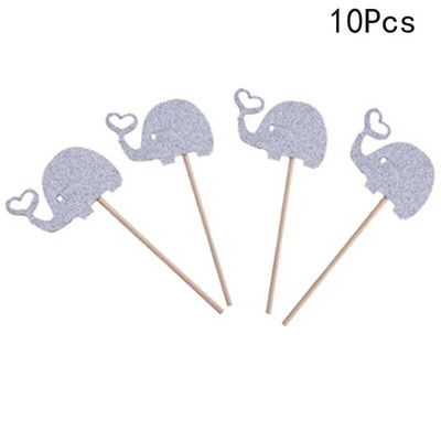 10 τμχ Διακοσμήσεις Baby Shower Its A Boy Girl Cupcake Topper Tools for 1st Birthday Party Favor Oh Baby Kids DIY Cake Decoration
