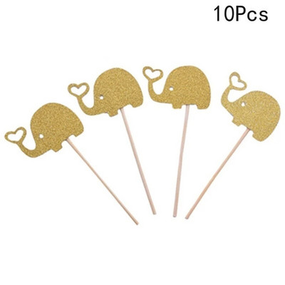 10 τμχ Διακοσμήσεις Baby Shower Its A Boy Girl Cupcake Topper Tools for 1st Birthday Party Favor Oh Baby Kids DIY Cake Decoration