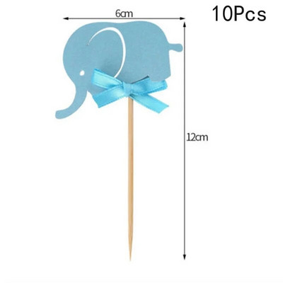 10 τμχ Διακοσμήσεις Baby Shower Its A Boy Girl Cupcake Topper Tools for 1st Birthday Party Favor Oh Baby Kids DIY Cake Decoration