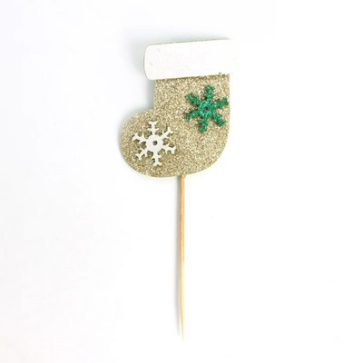 Χριστουγεννιάτικα Cupcake Toppers Επιλογές Glitter Deer Red Boxes Κόκκινα κουτιά δώρων Cake Toppers Διακόσμηση σπιτιού Χριστουγεννιάτικα δέντρα προμήθειες για πάρτι Μπομπονιέρες