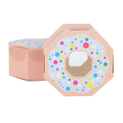 10 tk Donuts, paberist kommid, šokolaadist kinkekarp Magusad kotid sõõrikuteemalise peo pulmade sünnipäevaks Baby Shower Dekoratsioonisoodustused