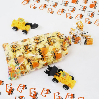 20 τμχ Τσάντες δώρου κατασκευών Excavator Truck Candy Bag for Kids Boy Engineering Vehicle Διακοσμήσεις πάρτι γενεθλίων