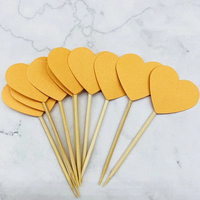 20 Κομμάτια/Παρτίδα lovely heart star Cake Topper Cake Top Cupcake Toppers Flag Birthday Party Wedding Decoration Cake Party Decor