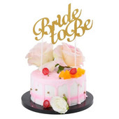 Bride to be Cake Toppers Flags Glitter Cupcake Topper Για Γάμο Νυφικό Διακόσμηση Τούρτας Νύφης Hen Party Baby Shower Baking DIY Party Favor