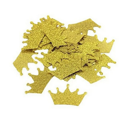 10 τμχ Crown Cupcake Toppers Glitter Princess Cake Επιλογές για μπομπονιέρες ντους μωρών Προμήθειες 1ου πρώτων γενεθλίων για πάρτι