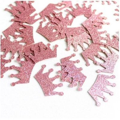 10 τμχ Crown Cupcake Toppers Glitter Princess Cake Επιλογές για μπομπονιέρες ντους μωρών Προμήθειες 1ου πρώτων γενεθλίων για πάρτι