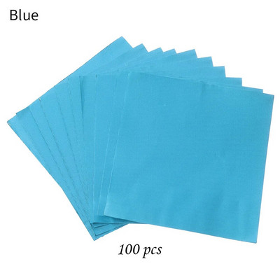 100 vnt 10x10 cm aliuminio folijos saldainiai šokoladiniai sausainiai skardinis vyniojamasis popierius „pasidaryk pats“ metalinis įspaudimas dovanų amatų popierius pakavimo popierius