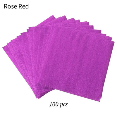 100 vnt 10x10 cm aliuminio folijos saldainiai šokoladiniai sausainiai skardinis vyniojamasis popierius „pasidaryk pats“ metalinis įspaudimas dovanų amatų popierius pakavimo popierius