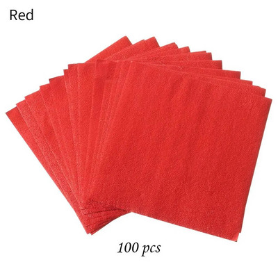 100 vnt 10x10 cm aliuminio folijos saldainiai šokoladiniai sausainiai skardinis vyniojamasis popierius „pasidaryk pats“ metalinis įspaudimas dovanų amatų popierius pakavimo popierius