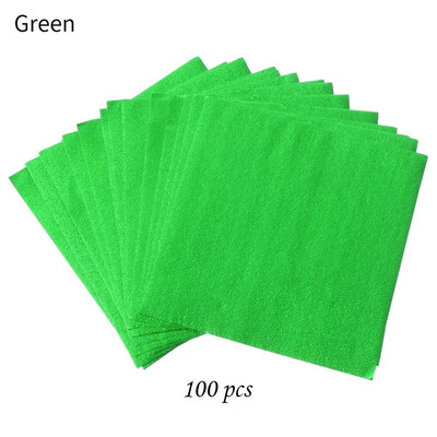 100 vnt 10x10 cm aliuminio folijos saldainiai šokoladiniai sausainiai skardinis vyniojamasis popierius „pasidaryk pats“ metalinis įspaudimas dovanų amatų popierius pakavimo popierius