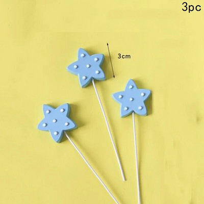 Rainbow Cake Topper Cloud Star Decor Cake Happy Birthday Decor Παιδιά Αγόρια Κορίτσια Lollipop Παγωτό Γενέθλια Διακοσμήσεις Cupcake