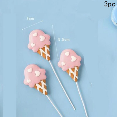 Rainbow Cake Topper Cloud Star Decor Cake Happy Birthday Decor Παιδιά Αγόρια Κορίτσια Lollipop Παγωτό Γενέθλια Διακοσμήσεις Cupcake