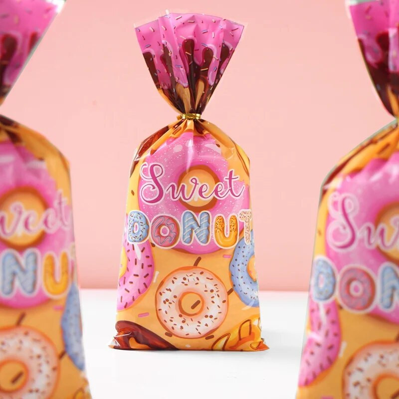 Saldžios spurgos Dovanų maišeliai Saldainiai Sausainiai Pakavimo dėžutės Vaikams Spurgos Su gimtadieniu Vakarėlio reikmenys Vestuvėms „Pasidaryk pats“ Kraftų papuošalai