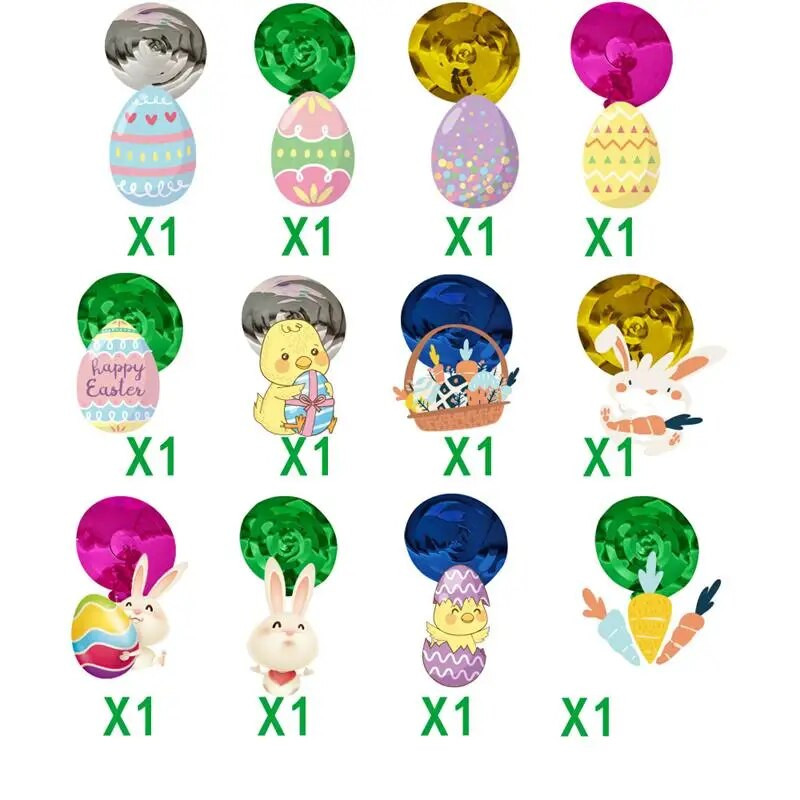 1Velykų vėliavos rinkinys Gražus triušio ir morkų košės girlianda reklaminė juosta Gimtadienio vakarėlis Dovanų vakarėlis Kūdikių dušas Kabanti reklamjuostės dekoravimas