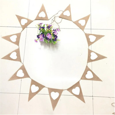Party Flag Candy Bar Διακόσμηση γιούτα Country Διακόσμηση γάμου Bunting γιούτα γιρλάντα λινάτσα Bunting Banner Hawaii Flags