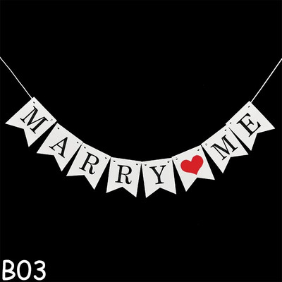 5M Vintage Wedding Bunting Just Married Photo Booth Prop Marry Me Wedding Banner Party Wedding Decorations Wedding Banner Flag
