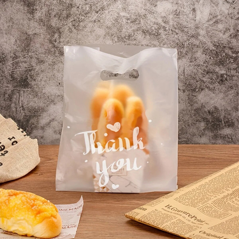 Ačiū plastikiniai maišeliai Kalėdų dovanų pakavimo maišelis su rankiniu pirkinių krepšiu Vestuvių vakarėliui padovanoti saldainių sausainių pakavimo maišeliai