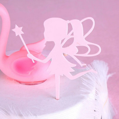 Έρως γάμος Cake Topper Magic girl Χρόνια πολλά Cupcake Toppers Ημέρα του Αγίου Βαλεντίνου Cake Flags Πάρτι Γάμος διακόσμηση ψησίματος