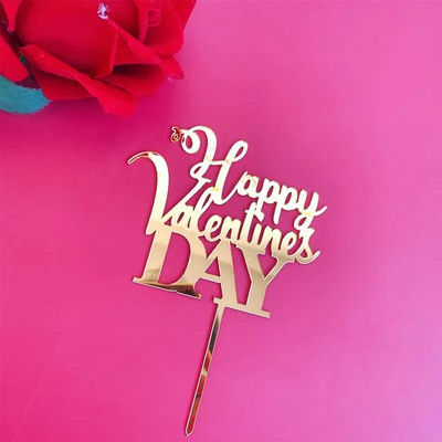 Πάρτι LOVE Ένθετο τούρτας Γαμήλια τούρτα Διακόσμηση επετείου Τούρτας Top Flag Διακόσμηση βαλεντίνων αγάπης ακρυλικό κέικ διακόσμηση κάρτα