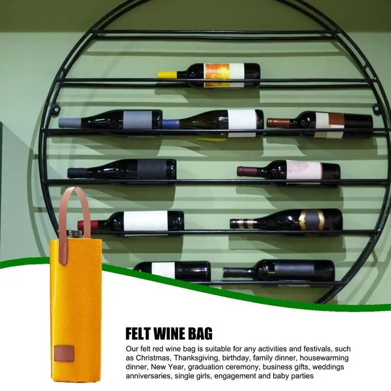 Vyno maišelis, veltinis, vieno butelio izoliuotas krepšys, paminkštintas vyno aušintuvas Dovana vyno mėgėjams ar vestuvėms