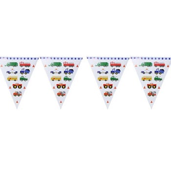 10 τεμ./Συσκευασία Ποδοσφαιρικό χαρτί σημαία μηχανικού οχήματος Πανό για Παιδικά Διακοσμητικά πάρτι για χαρούμενα γενέθλια