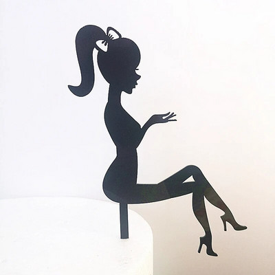 1 τεμ Mermaid Cake Topper Acrylic Unicorn Happy Birthday Cake Toppers For Baby Shower Cake Flags Προσωποποιημένη διακόσμηση τούρτας