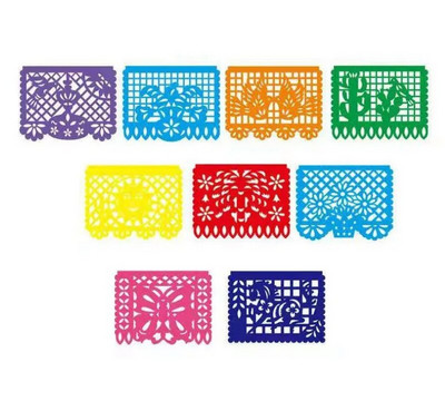 20*30cm Mexican Party Felt Bra Flower Party Supplies Mexican Flag Banner Party Decorations Theme Event Daily Decoration