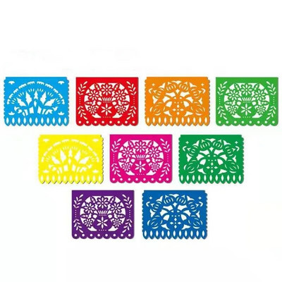 20*30cm Mexican Party Felt Bra Flower Party Supplies Mexican Flag Banner Party Decorations Theme Event Daily Decoration