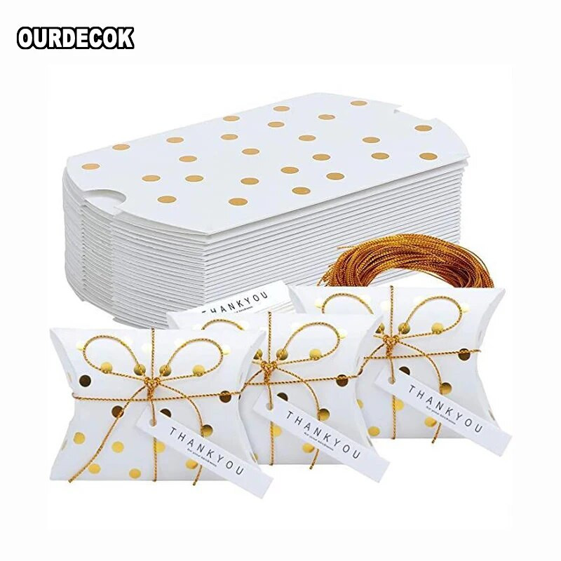 10 vnt. pagalvės formos kraft papuošalų saldainių dėžutė, darbinis popierius Vestuvinis palankumas Dovanų pyragas Vakarėlio maišeliai ekologiški
