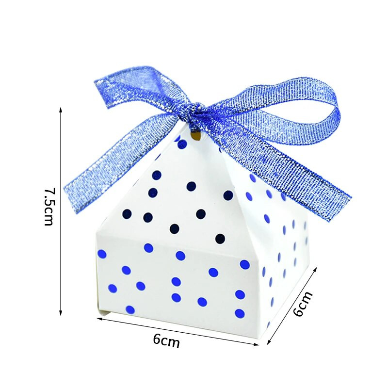 10/20 vnt. Kraftpopieriaus dovanų dėžutė Vestuvinių saldainių šokolado dėžutės pakavimo pasiūlymai svečiams Kūdikių dušas Gimtadienio vakarėlio dekoro reikmenys