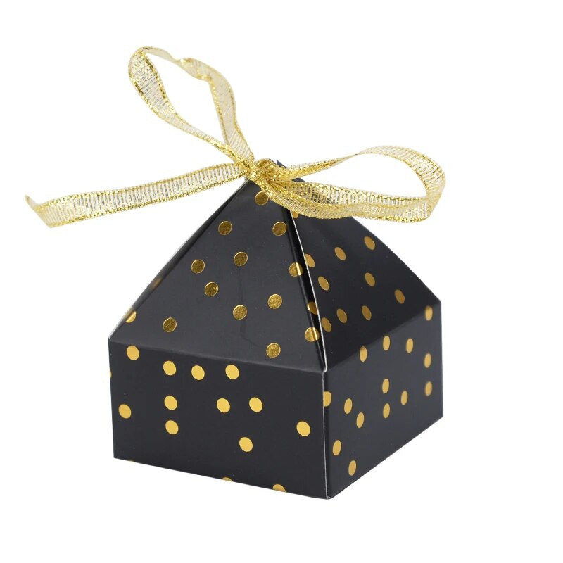 10/20 vnt. Kraftpopieriaus dovanų dėžutė Vestuvinių saldainių šokolado dėžutės pakavimo pasiūlymai svečiams Kūdikių dušas Gimtadienio vakarėlio dekoro reikmenys