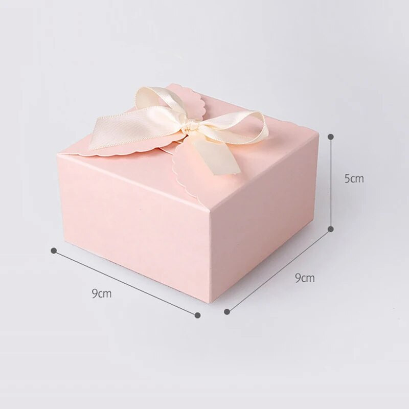 Kraftpopieriniai saldainių dovanų dėžutės Vestuvių šokoladinių sausainių pakavimo maišelių dėžutė Vaikų gimtadienio dekoro reikmenys Kūdikių dušo paslaugos