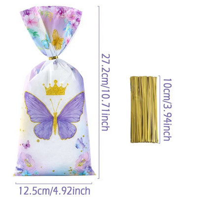 25/50/100 τμχ Τσάντες Candy Unicorn Τσάντες συσκευασίας δώρου Διακόσμηση για πάρτι γενεθλίων Τσάντα δώρου για καλεσμένη προμήθειες γενεθλίων Ντους μωρού