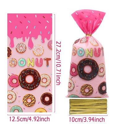 25/50/100 vnt Vienaragių saldainių maišeliai Dovanų pakavimo maišeliai Gimtadienio dekoro dovanų maišelis svečiams mergaitės gimtadienio reikmenys Kūdikių dušas