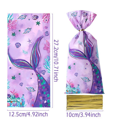 25/50/100 τμχ Τσάντες Candy Unicorn Τσάντες συσκευασίας δώρου Διακόσμηση για πάρτι γενεθλίων Τσάντα δώρου για καλεσμένη προμήθειες γενεθλίων Ντους μωρού