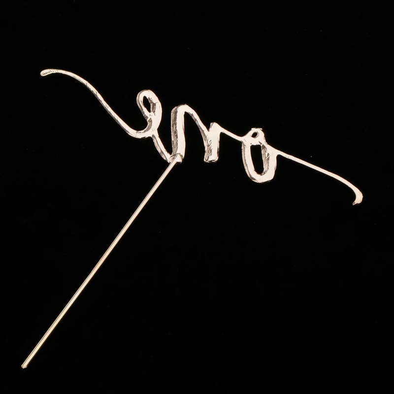 Auksinio krištolo ONE torto kepuraitė 1-ojo kūdikio pirmojo gimtadienio One Cake Topper gimtadienio kūdikio vakarėlio dekoracija