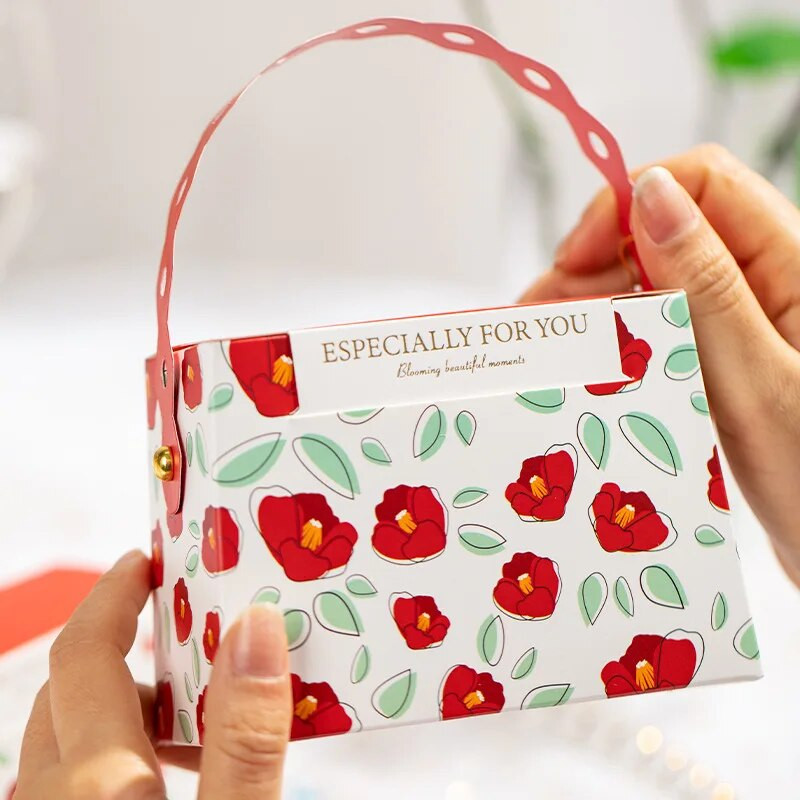 10 vnt rožinės spalvos rankinės formos vestuvinių paslaugų dėžutės dovanų krekerių pakavimo dėžutė Kalėdų dėžutės gimtadienio vestuvių šventės reikmenys